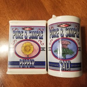 VINTAGE ROSHCO, INC - PURE & SIMPLE SALT AND PEPPER